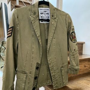 Zadig&Voltaire Virginia Grunge Military Jacket